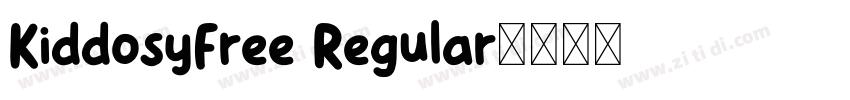 KiddosyFree Regular字体转换